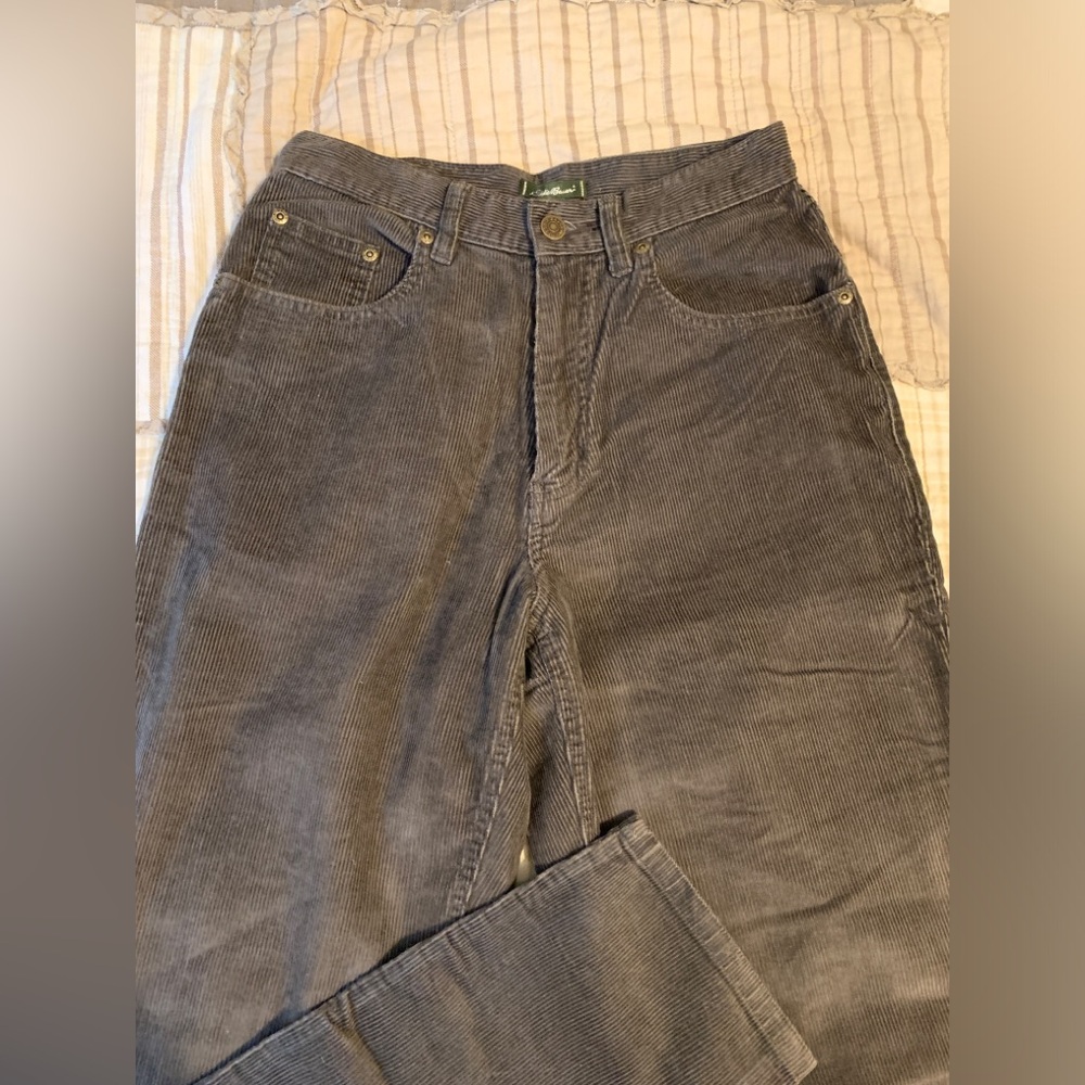 Eddie Bauer Corduroy Trouser Pant Taper Leg Relaxed Fit Straight Leg NWOT